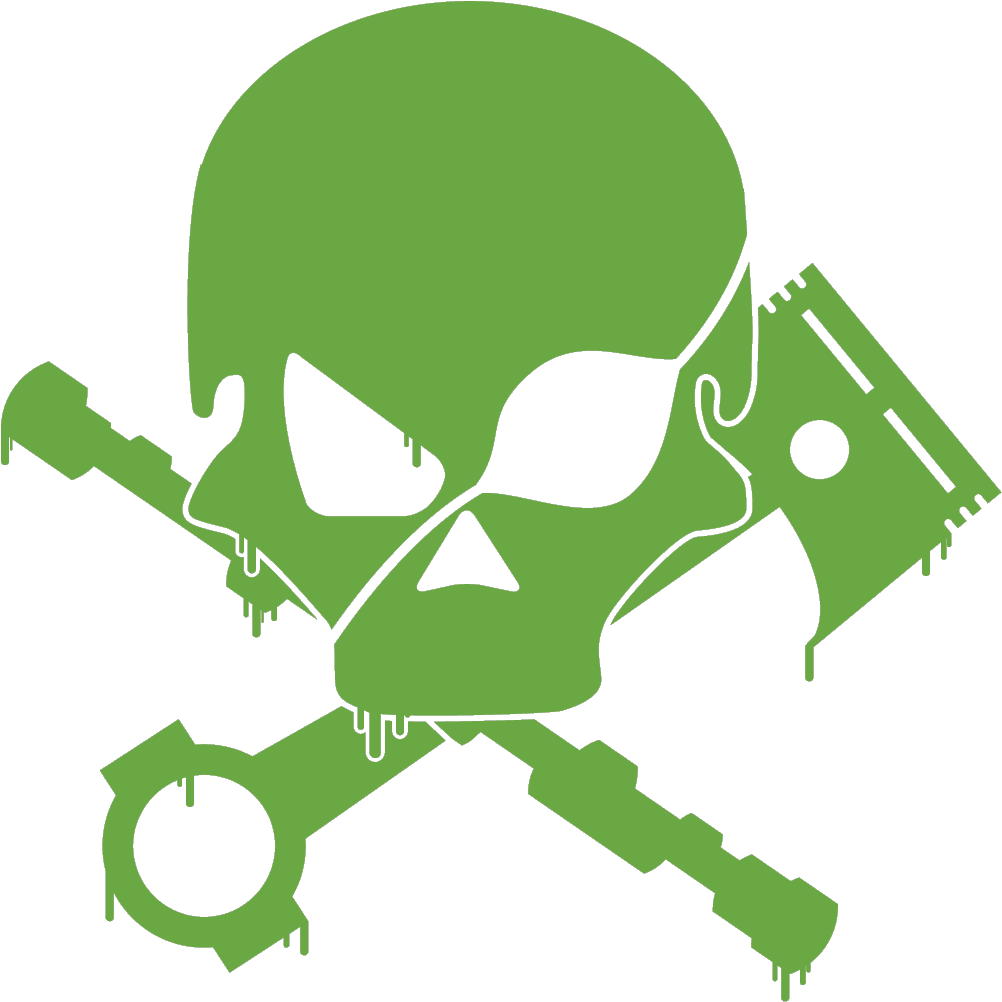 Skull, Piston And Camshaft - Piston (1024x1024)