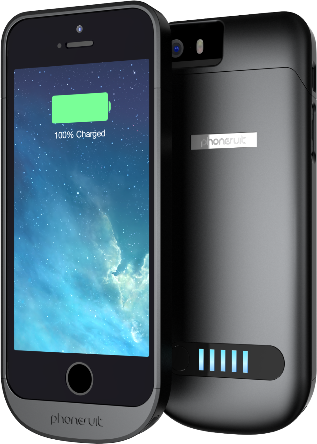 Charge The Iphone Se/5s/5 And Sync W/ Itunes All At - Phonesuit Elite Battery Case For Iphone 5/5s - Blue (2000x1687)