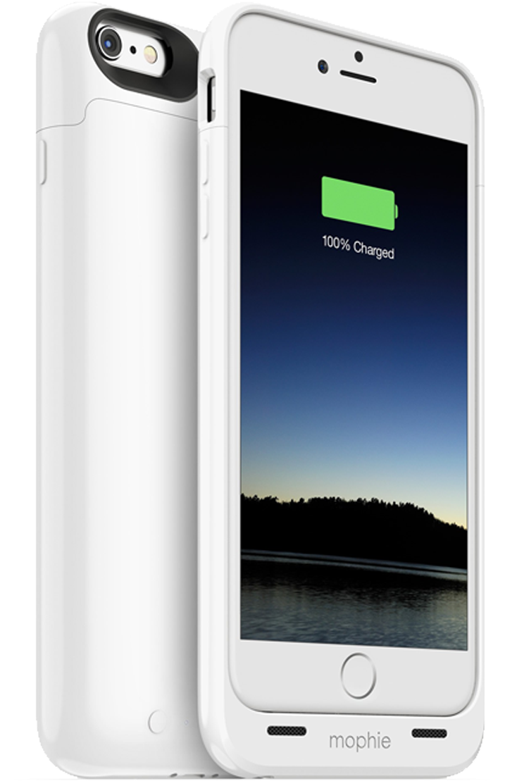Mophie Juice Pack Iphone 6 Plus / 6s Plus Build-with - Battery Case For Iphone 6s Plus, Iphone 6 Plus - White (1240x1240)