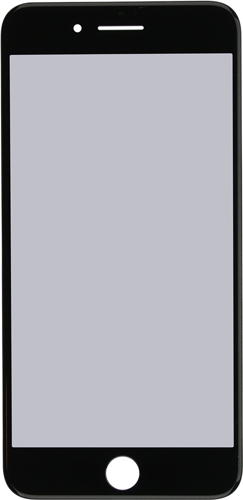 Iphone 7 Plus Black Glass Lens Screen, Frame, Oca And - Iphone 7 Plus Frame (1200x1200)