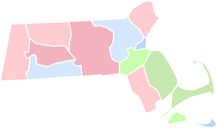 320 × 188 Pixels - United States Presidential Election In Massachusetts, (800x470)