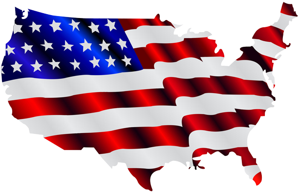 The Last Shadows Currently Have Members In New Hampshire, - High Resolution American Flag (617x400)