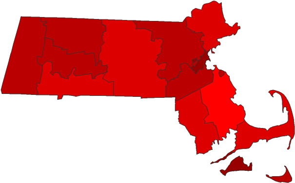 2016 County Township Map - Massachusetts Vector (626x391)
