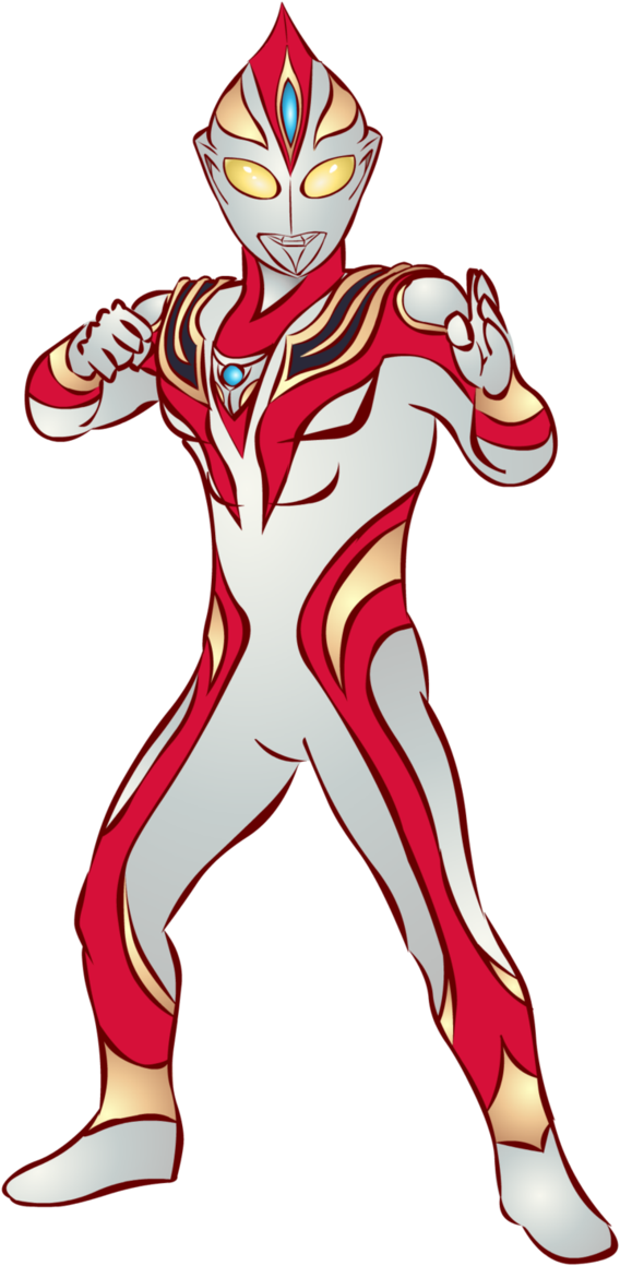 28 Collection Of Ultraman Cartoon Drawing - Ultraman Tiga (632x1264)