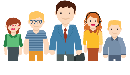 Customer Support Clipart - Customers Png (455x274)