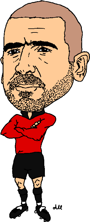 Eric Cantona - Caricature Cantona Png (409x800)