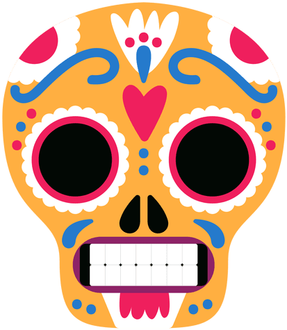 Mexico City Skull Clip Art - Mexico Png (512x512)