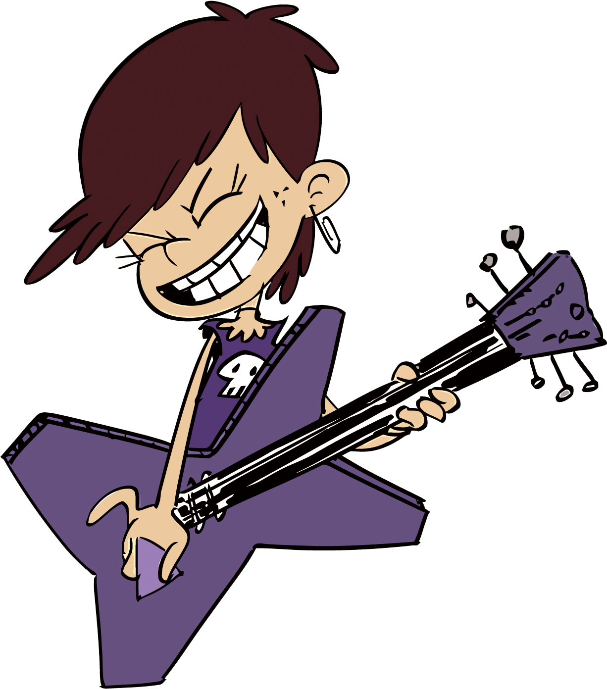 Luna Loud Luan Loud Cartoon Illustration - Vector Graphics (1500x1960)