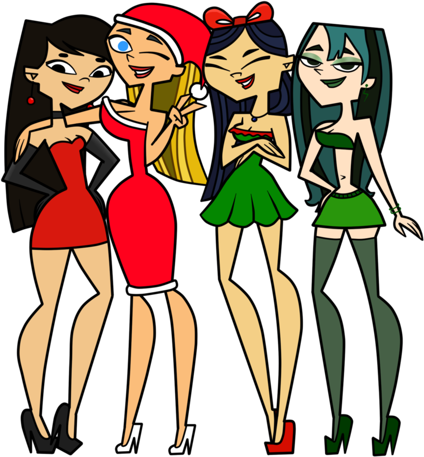 Merry Christmas Surprise - Total Drama Island Gwen (863x925)