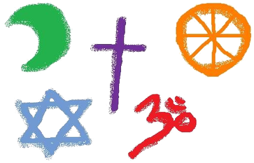 5 Världsreligioner - Иудаизм И Христианство Сравнение (500x250)