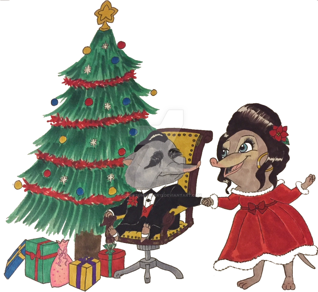 It's Time To Open Presents By Oceansummoner13 - Illustration (1024x957)