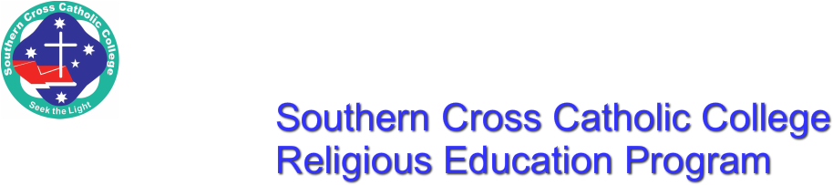 Organisation Of The Religion Curriculum - Southern Cross Catholic College (946x202)