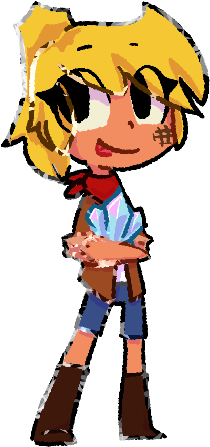 Crystal Girl By Salad-daddy - Cartoon (648x1000)