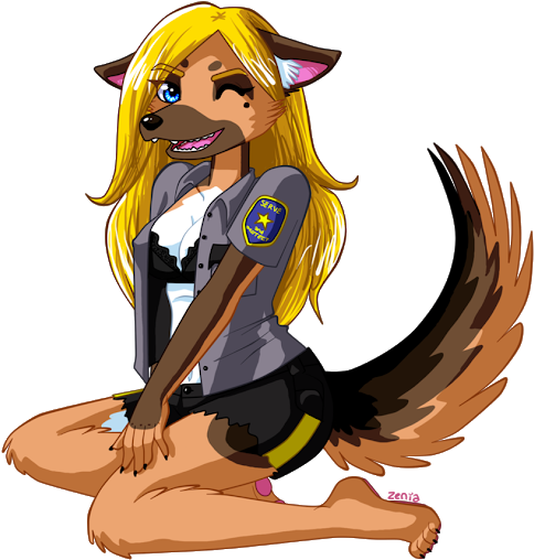 Female Sexuality - German Shepherd Furry Girl (530x530)