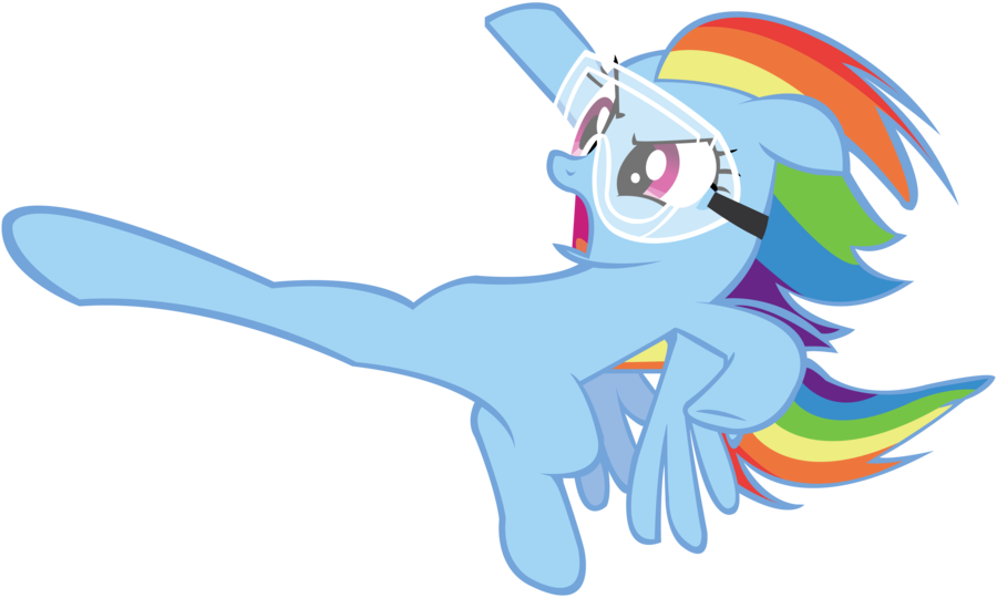 Karate Kick By Choopster - Rainbow Dash (900x540)