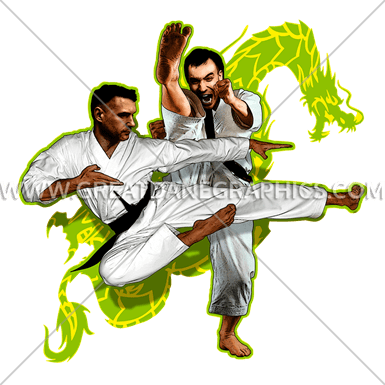 Karate - Karate Offset Metal Novelty License Plate Lp-3806 (385x385)