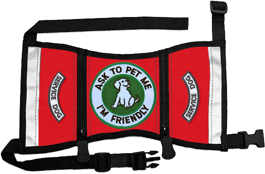 "ask To Pet Me - Service Dog Vest (550x550)