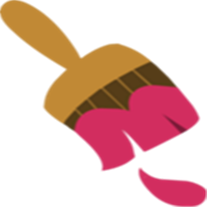 Paint Brush Clipart Cutie Mark - Mlp Paintbrush Cutie Mark (420x420)