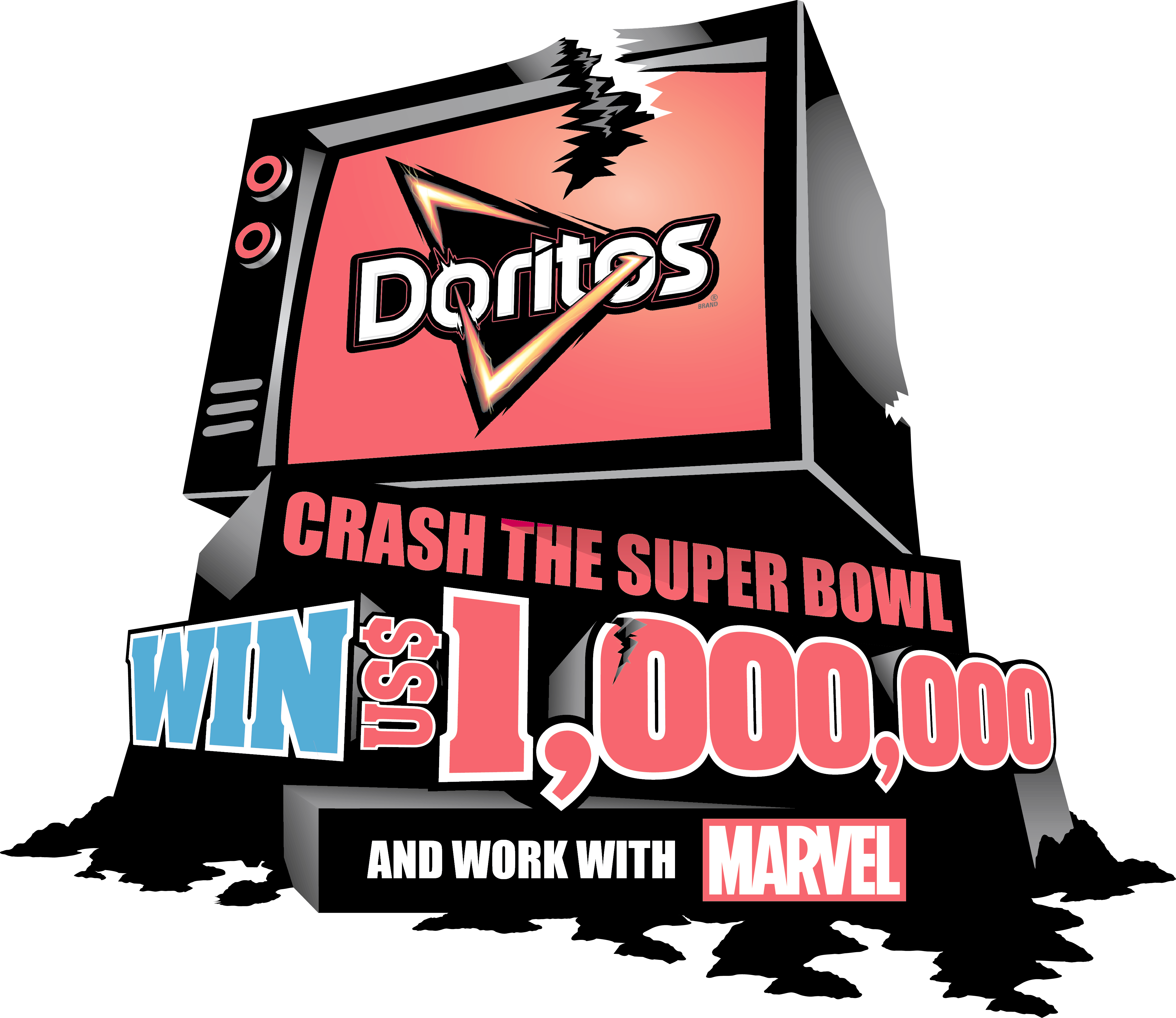 Crash The Superbowl Campaign Logo Download - Doritos Corn Chips Salsa (4122x3570)