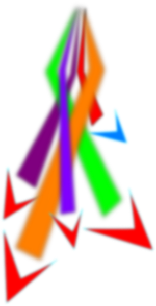 Arrows Rain Clip Art At Clker - Graphic Design (306x599)