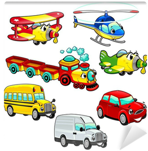 Cartoon And Vector Isolated Characters - Vehicle (400x400)