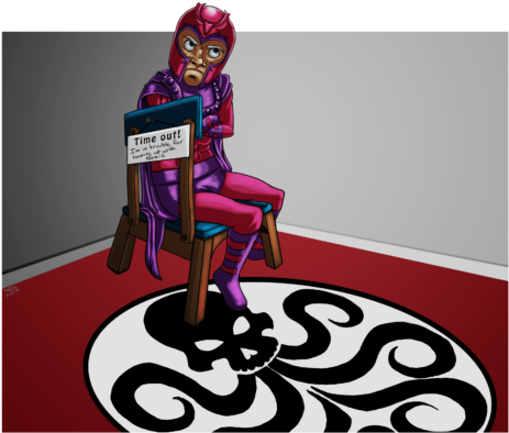 Magneto's Origin Story Has Established Him As A Survivor - Magneto In Hydra (525x406)