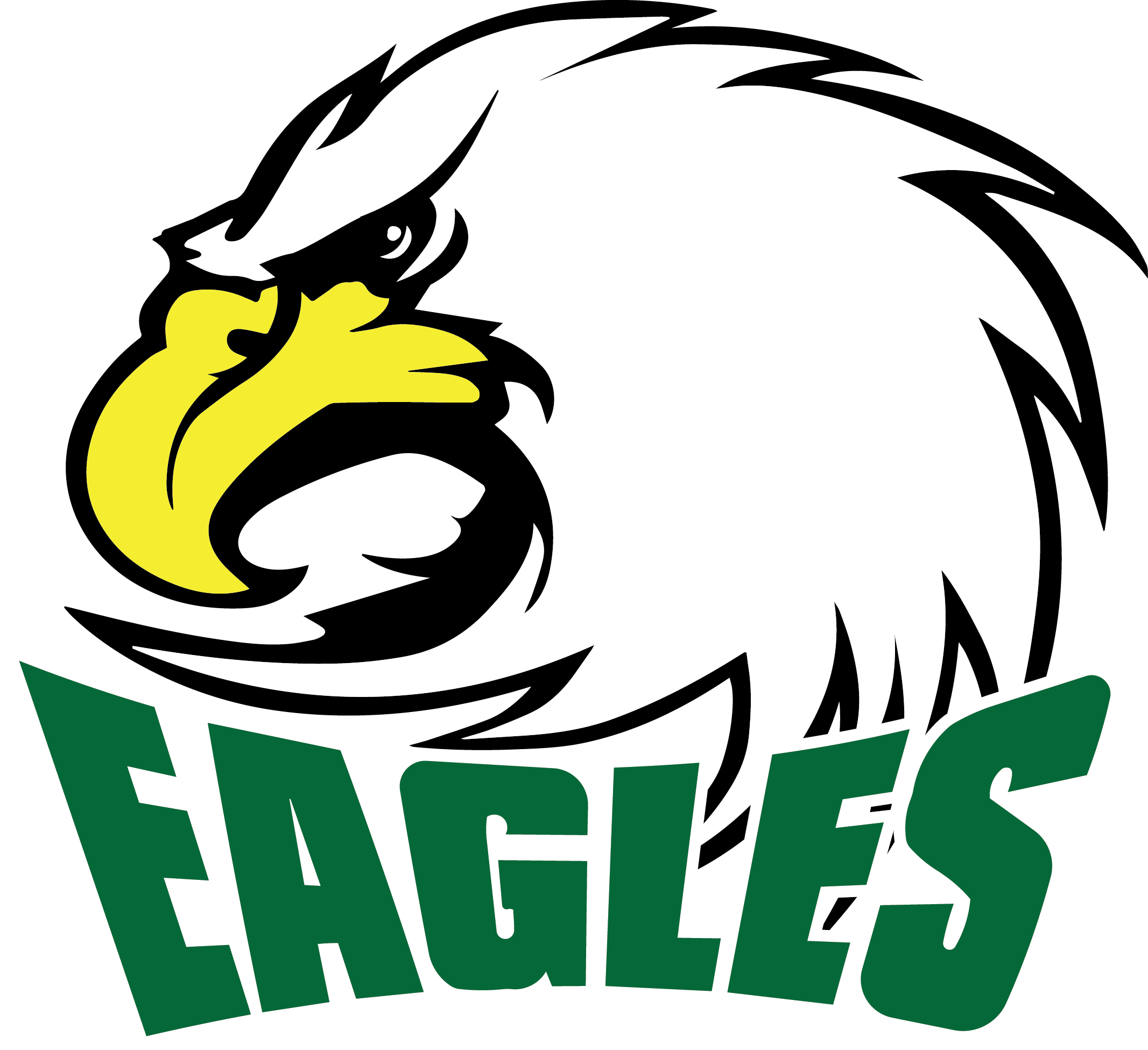 Eagle Head - Bull Run Middle School Logo (2133x1951)