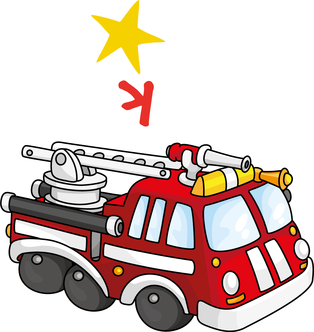 Ajouter Une Image Personnalisée - Illustration Camion De Pompiers (1076x1137)