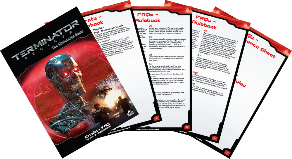 Youtube Graphic Design Game The Terminator - Terminator Genisys: War Against The Machines Rulebook (999x544)