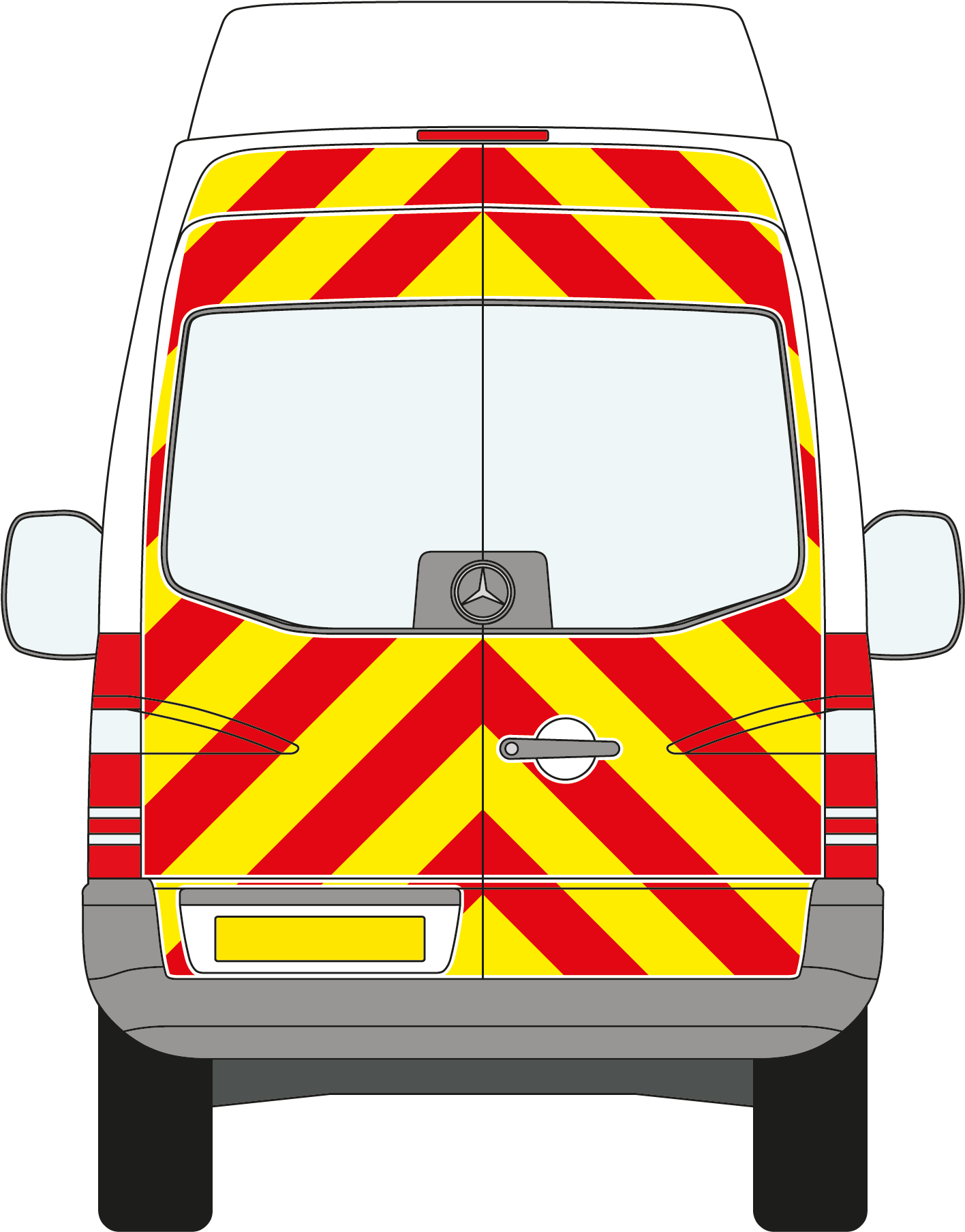 Full Glazed - Clip Art Mercedes Sprinter (2000x2000)