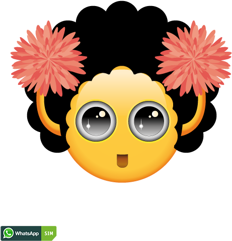 Cheerleader Clipart Emoji - Cheerleader Emoji (500x500)