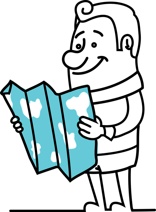 Collection Of Treasure Map Clipart - Tourism (528x720)