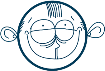 Doodle Sad Cartoon Boy Stickers Messages Sticker-6 - Circle (350x350)