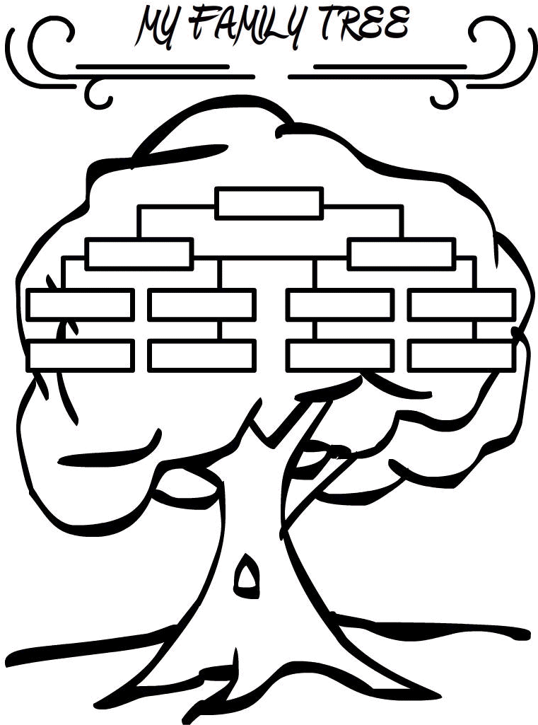 Genealogy Clipart - Family Tree Clip Art (1150x1150)