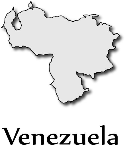 Venezuela Clipart - Clipartfest - Venezuela Map Clipart (447x536)