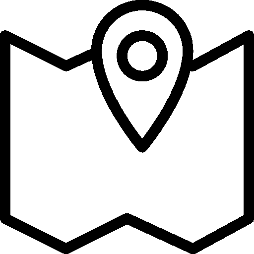 Location, Map, Marker, Pin, Point, Pointer Icon - Map Line Icon Png (512x512)