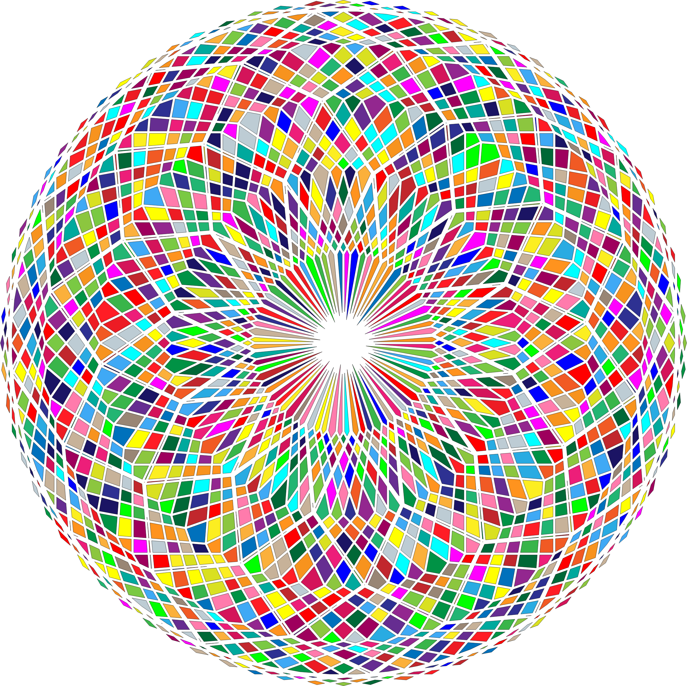 Clipart Abstract Circle Colorful Remix - Abstract Circle (2364x2362)