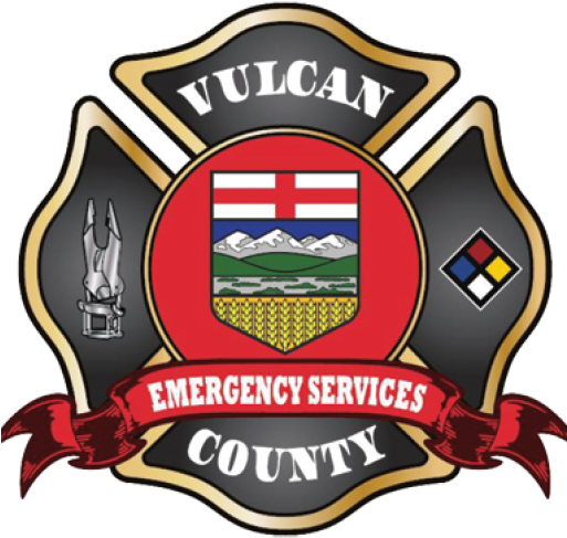 Vulcan County Emergency Services - 5inx3in Labeled Alberta Canada Flag Sticker Vinyl Vehicle (512x512)