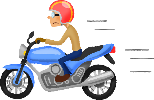 Man Riding Motorbike - Motorcycle (539x350)