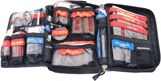 Car Travel Size First Aid Emergency Kit - Medical Bag (640x640)