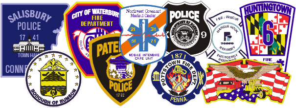 Police, Fire, Emergency And Municipal Vehicle Door - Emblem (615x228)