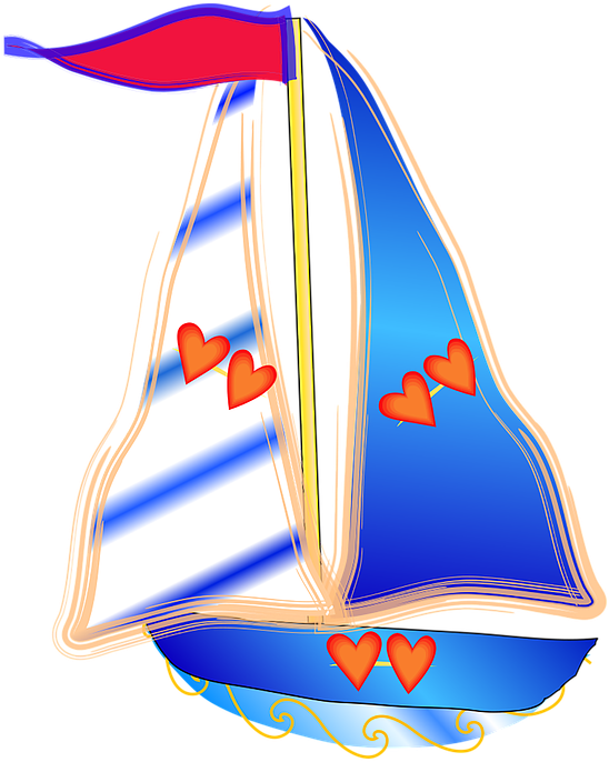 Cartoon Sailboat 15, Buy Clip Art - ! Mugs (1280x1280)