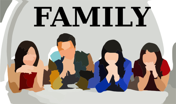 Family Clip Art Free Transparent Clipart Images - Adult Family Clipart (600x357)