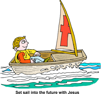Sailboat Clipart Small Boat - Sail A Boat Clipart (400x370)