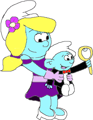 Maid Of Honor And Best Man By Pitufotontin - Cartoon (989x472)