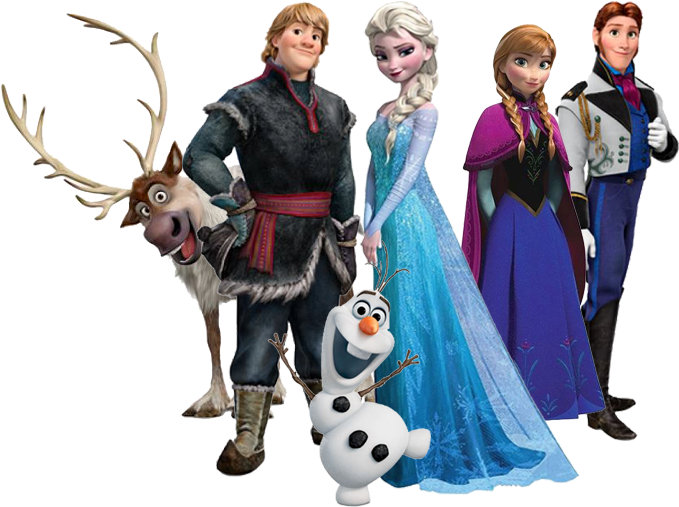 Frozen Clipart - Frozen Characters Png Hd (699x526)