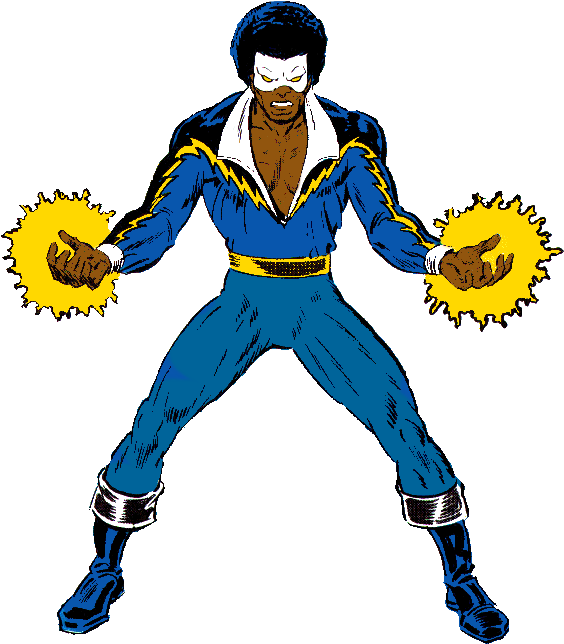 Dc Comics/entertainment And Black Lightning Creator - Black Lightning Png (1182x1343)