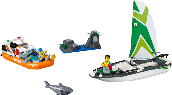 Lego 60168 City Sailboat Rescue - Lego: City: Sailboat Rescue (60168) (600x450)