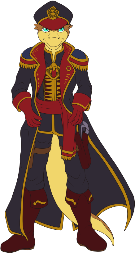 Gecko Commissar Commission - Cartoon (511x900)