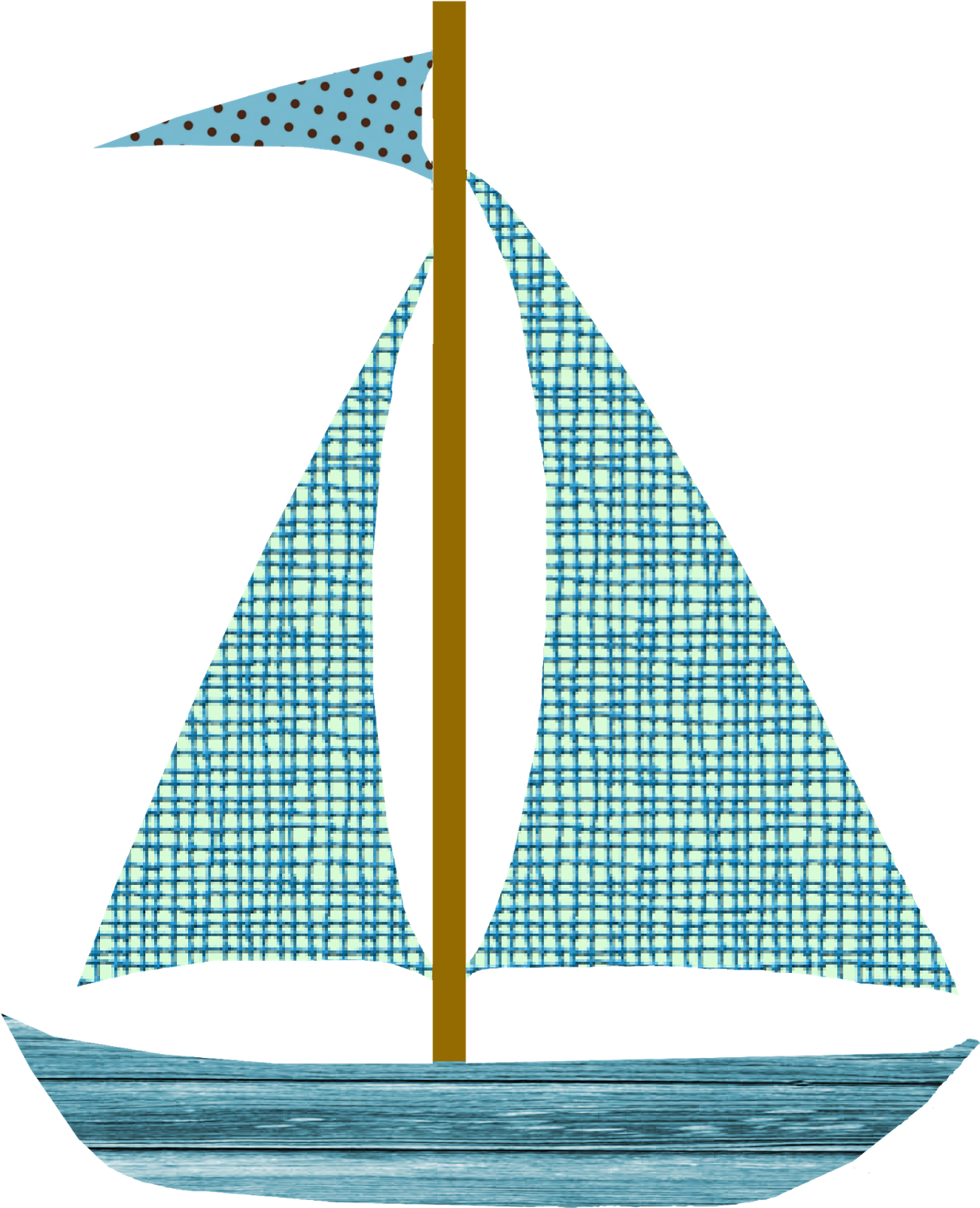 Sailboat Boat Template Printable - Sail (1305x1600)